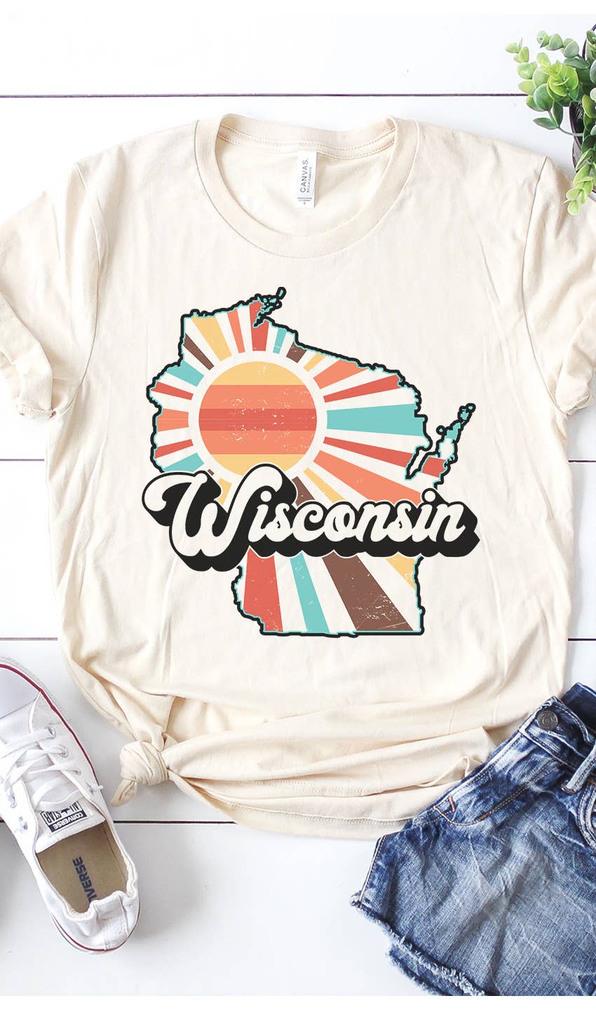 Retro Wisconsin Tee