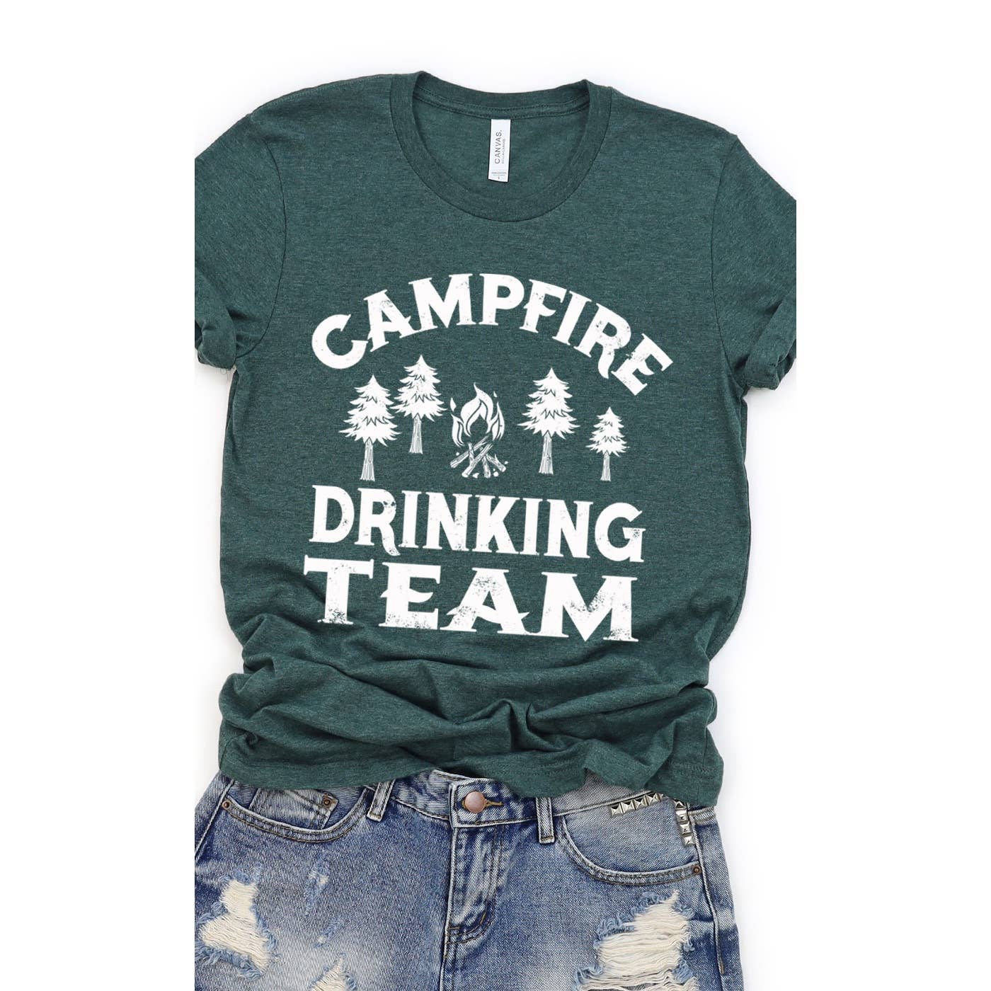 Campfire Drinking Team Tee